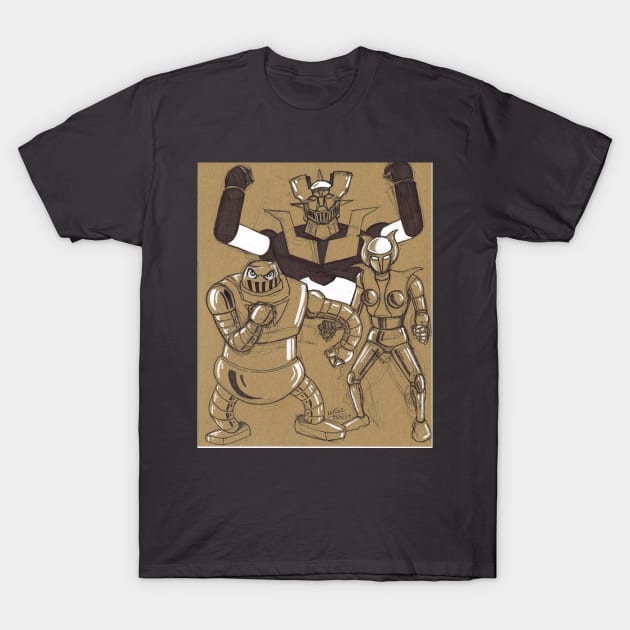 Mazinger Sketch T-Shirt by Fatmancomics